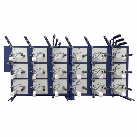 Mehrkopf-Querschneide- und Spulenwickelmaschine für Kabelfüllmaterialien